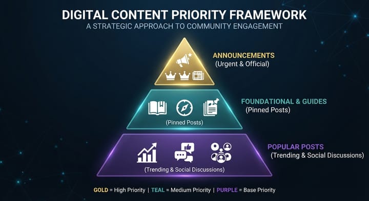 How to Prioritize the Information You Should Check First Among Announcements, Pinned Posts, and Popular Posts