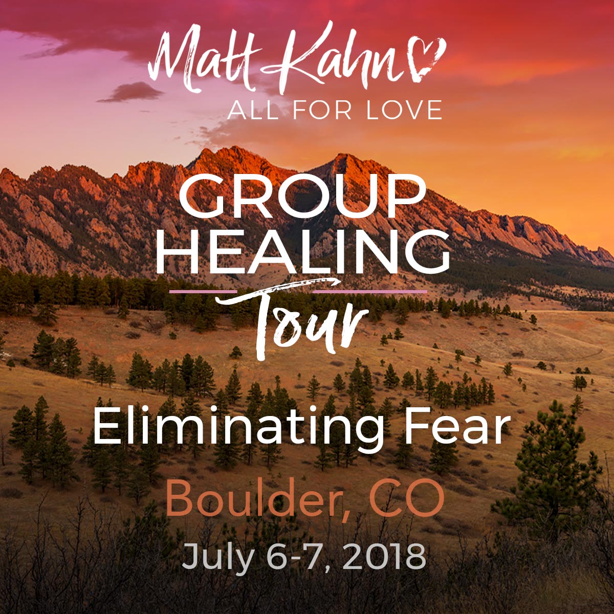 Group Healing Tour Boulder Colorado