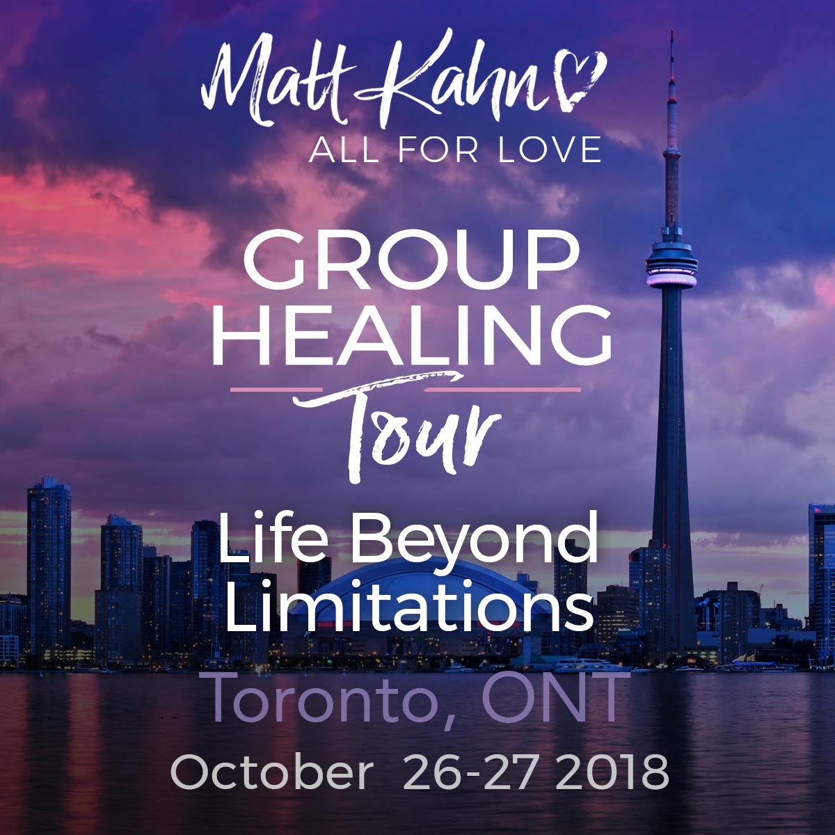 Group Healing Tour Toronto, Ontario