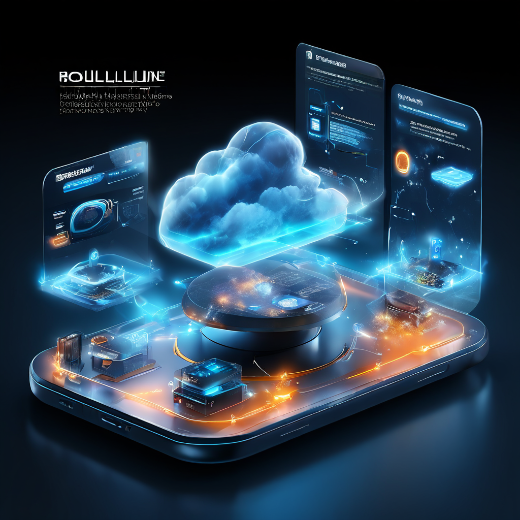 Abstract cloud-based platform visualizing mobile table control layout for Holdem community discussions.