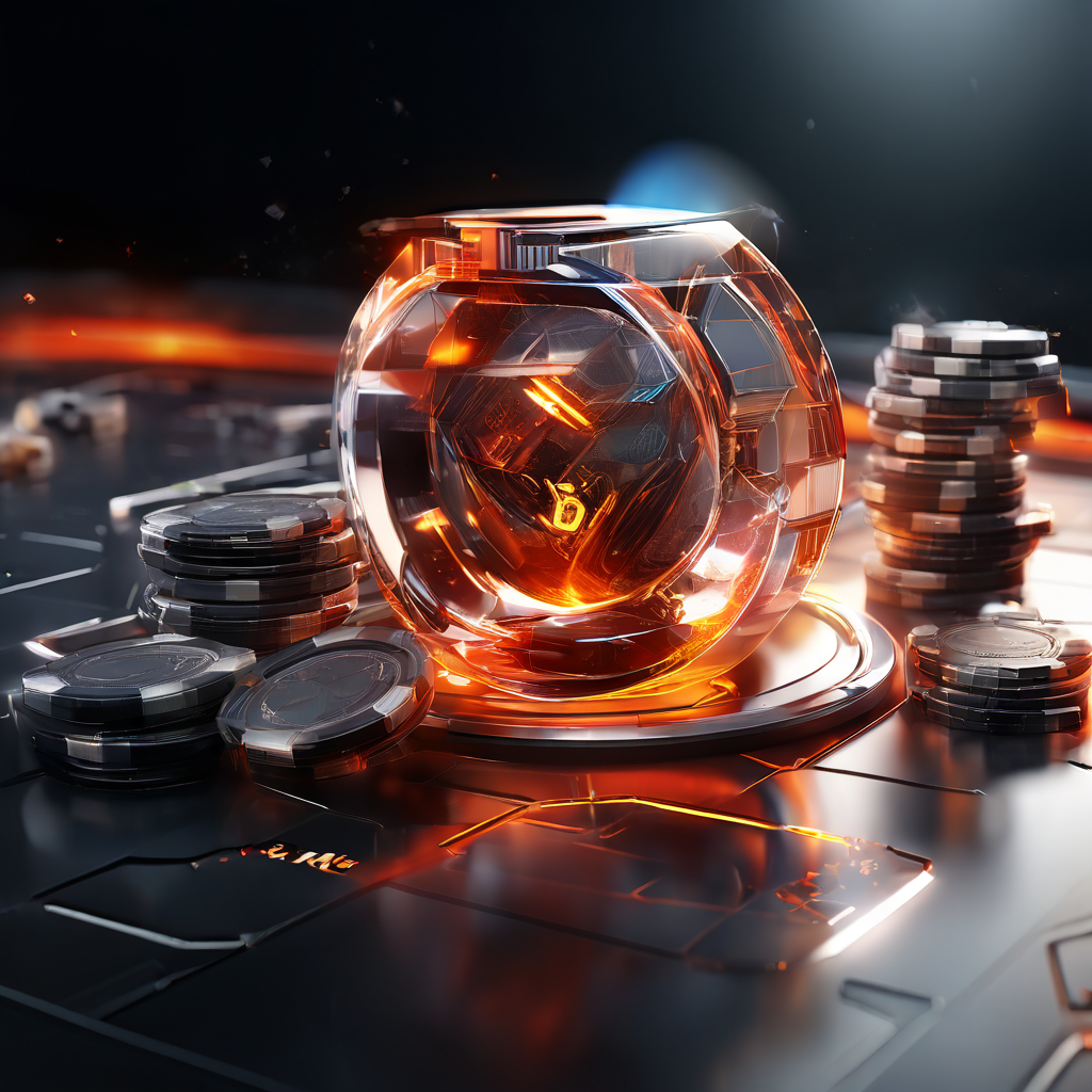 Baccarat side bet odds review platform with glowing digital interface and secure data flow layers.